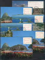 BRAZIL: 6 Postcards Used On 11/JUN/1981, Franked With FRAMA Stamps, Interesting! - Autres & Non Classés