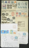 BRAZIL: 10 Covers, Cards, Postal Stationeries, Etc. Of All Periods, Interesting! - Autres & Non Classés