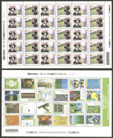 BRAZIL: Complete Sheets Of The Issues Of 1998 Commemorating Santos Dumont And Football World Cup, VF, Low Start! - Other & Unclassified