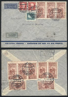 CZECHOSLOVAKIA: 3/JA/1935 Liberec - Argentina, Airmail Cover Sent By Air France With Good Postage Of 32.50Kc., On Back P - Autres & Non Classés