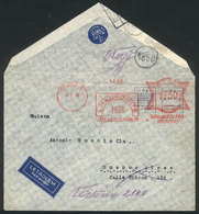 CZECHOSLOVAKIA: 11/MAR/1938 Praha - Argentina, Airmail Cover Sent By Air France With Nice Meter Postage, On Back Buenos  - Sonstige & Ohne Zuordnung