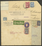 COLOMBIA: 1923 To 1932, 5 Airmail Covers Carried By S.C.A.D.T.A., Varied Destinations, Some With Defects, Interesting Gr - Colombia