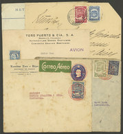 COLOMBIA: 1923 To 1932, 5 Airmail Covers Carried By S.C.A.D.T.A., Varied Destinations, Some With Defects, Interesting Gr - Colombie