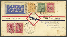 COLOMBIA: 17/NO/1930 Medellin - Argentina, Nice Airmail Cover Flown By SCADTA, Buenos Aires Arrival Backstamp Of 4/DE, I - Colombia