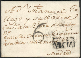 SPAIN: 28/DE/1792: Entire Letter Sent From Murcia To Madrid, Excellent Quality! - Otros & Sin Clasificación