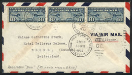 UNITED STATES: 30/DE/1939 New York - Switzerland, Cover Flown On DO-X Seaplane, Handsome! - Sonstige & Ohne Zuordnung