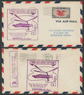 UNITED STATES: New York 19/AU/1940 First Autogyro Airmail, With Special Handstamps On Front And Back, VF! - Sonstige & Ohne Zuordnung