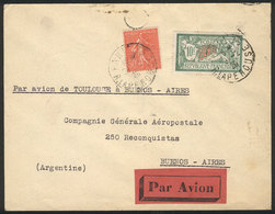 FRANCE: 2 To 17/MAR/1928 Latecoere First Flight Paris - Buenos Aires (pilot Mermoz), With Arrival Backstamp Of Buenos Ai - Otros & Sin Clasificación