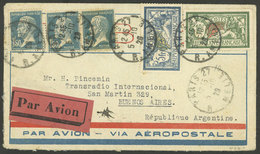 FRANCE: 5/OC/1929 Paris - Argentina, Airmail Cover By Aeropostale, Franked With 19.50Fr., Arrival Backstamp Of Buenos Ai - Otros & Sin Clasificación