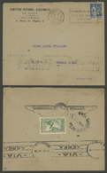 FRANCE: 23/NO/1934 Paris - Argentina, Cover Dispatched By Surface Mail But Carried By Airplane As Advertising For C.G. A - Altri & Non Classificati