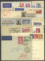 FRANCE: FIRST FLIGHTS: 10 Covers Of Years 1935 To 1947, Most Of Fine To Very Fine Quality, Good Opportunity! ATTENTION:  - Otros & Sin Clasificación