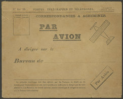 FRANCE: Old Envelope Of The French Mail To Forward Airmail, With Some Small Defects But Very Interesting! - Otros & Sin Clasificación