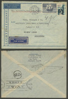 NETHERLANDS: 13/SE/1934 S'Gravenhage - Argentina, Airmail Cover Flown By Air France With Special Handstamp On Back - Altri & Non Classificati