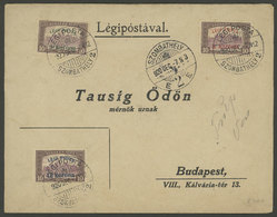 HUNGARY: 7/DE/1920 Szombathely - Budapest, Airmail Cover With Nice Franking, VF Quality! - Other & Unclassified