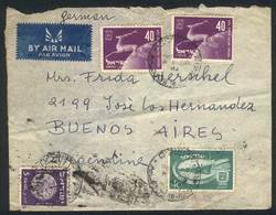 ISRAEL: Cover Sent To Argentina On 25/MAY/1950 With Interesting Postage, The Back Flap Is Missing, Very Nice! - Sonstige & Ohne Zuordnung