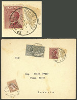 ITALY: 5/AP/1926 Pavia - Venezia, Cover Flown Between Both Cities, FIRST DAY OF USE Of Handstamp "PAVIA - POSTA AEREA",  - Zonder Classificatie