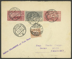ITALY: 7/AP/1926 Napoli - Palermo, First Flight, Cover Of Very Fine Quality! - Non Classificati