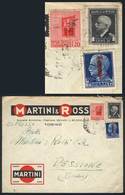 ITALY: Express Cover With Advertisement Of "Martini & Rossi", Sent From Padova To Pessione (Torino) On 19/JUN/1944, With - Sin Clasificación