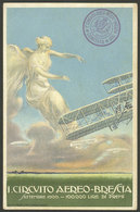 ITALY: Brescia Air Circuit, September 1909, Beautiful And Colorful PC, VF Quality! - Otros & Sin Clasificación