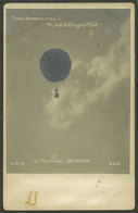 ITALY: Air Festival Of 2/JUN/1904 In Milano, PC With View Of Balloon Genova, Used (with The Address Crossed Out), Very N - Otros & Sin Clasificación