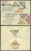 LIBERIA: 6/MAR/1937 Monrovia - England, Via Dakar, First Flight, Cover With Handsome Postage On Front And Back, With Few - Liberia