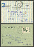 FALKLAND ISLANDS/MALVINAS: Couple Of Aerograms With Military Free Frank For Officers Involved In The War, Sent On 1/JUN  - Falkland