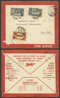 FRENCH MOROCCO: 23/AP/1927 Casablanca - Paris, Airmail Cover Franked With 90c., Latecoere Airline, Minor Faults, Interes - Sonstige & Ohne Zuordnung