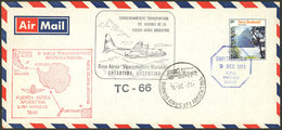 NEW ZEALAND: 9/DE/1973 Christchurch - Argentina, First Intl. Trans-polar Flight, Cover With Special Marks And Buenos Air - Andere & Zonder Classificatie