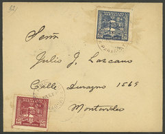 PARAGUAY: 15/MAY/1930 Asunción - Montevideo, Airmail Cover Carried By C.G.Aeropostale, Arrival Backstamp Of 17/MAY, VF Q - Paraguay