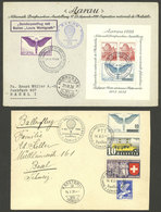 SWITZERLAND: BALLOON FLIGHTS: 2 Covers Of 1938/9, Very Attractive! - Otros & Sin Clasificación