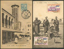 TUNISIA: 2 Old Maximum Cards, VF Quality! - Tunisie (1956-...)