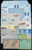 WORLDWIDE: 20 Aerograms Of Varied Countries, Many Very Thematic, VF General Quality! - Other & Unclassified