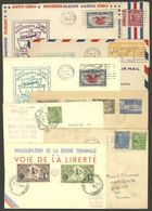 WORLDWIDE: HELICOPTER FLIGHTS: 8 Covers Or Cards Of Varied Countries, Fine To VF Quality! - Otros & Sin Clasificación