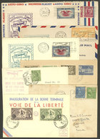 WORLDWIDE: HELICOPTER FLIGHTS: 8 Covers Or Cards Of Varied Countries, Fine To VF Quality! - Other & Unclassified