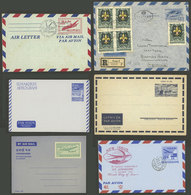 WORLDWIDE: AEROGRAMS: Lot Of 18 Aerograms (used Or Mint) Of Varied Countries, Interesting Group, VF General Quality! - Andere & Zonder Classificatie