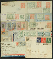 URUGUAY: 1923/46, 12 Airmail Covers, Almost All First Flights Or Special Flights, Good Opportunity! - Uruguay