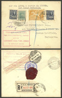 URUGUAY: 6/MAY/1936 Montevideo - England, First Sea/air Service Montevideo-Lisboa-Paris-London, Cover Of VF Quality, On  - Uruguay