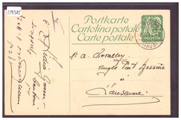 ENTIER POSTAL - GANZSACHE - CACHET " LUCENS " - TB - Lucens