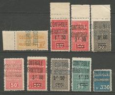 OFFRE SPC LOT COLIS POSTAUX  NEUF** SANS CHARNIERE / MNH / COTE MAURY 135€ - Colis Postaux