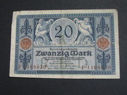 20 Zwanzig Mark - Berlin  1915 - Reichsbanknote - Germany **** EN ACHAT IMMEDIAT **** - 50 Mark