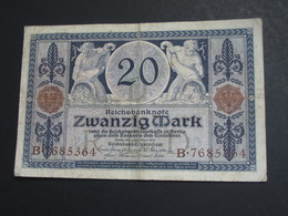 20 Zwanzig Mark - Berlin  1915 - Reichsbanknote - Germany **** EN ACHAT IMMEDIAT **** - 50 Mark