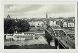Minden, Weserbrücke Mit Wesertor - Minden