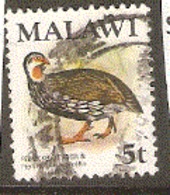 Malawi  1975   SG  476   Red Necked Francolin    Fine Used - Perdiz Pardilla & Colín