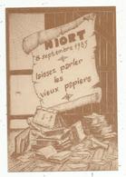 Cp, Bourses & Salons De Collections, 2 E Salon Des Vieux Papiers ,NIORT-NORON , 1985 , Illustrateur C. Gougnard - Beursen Voor Verzamellars