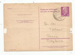 Postkarte , Entier Postal , Allemagne , POSTDAM 15 , 1970 - Postales - Usados