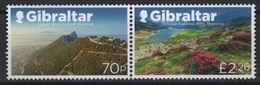 Gibraltar (2019)  - Set -  /  Joint With Romania - Flowers - Mountains - Emissions Communes