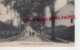 87 - BESSINES - AVENUE DE LA GARE  1912 - Bessines Sur Gartempe