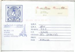 PORTUGAL CC CON ATM FRANQUIA CACELA - Lettres & Documents