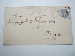 REICHENBACH I.Sch. BAHNHOF , Klarer   Stempel Auf Ganzsache - Postal  Stationery