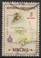 Macau Macao – 1956 Maps 5 Avos - Used Stamps